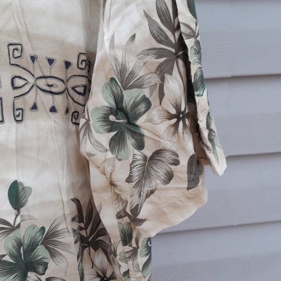 Pierre Cardin Mens XL button down casual tropical Hawaiian shirt - Picture 3 of 9